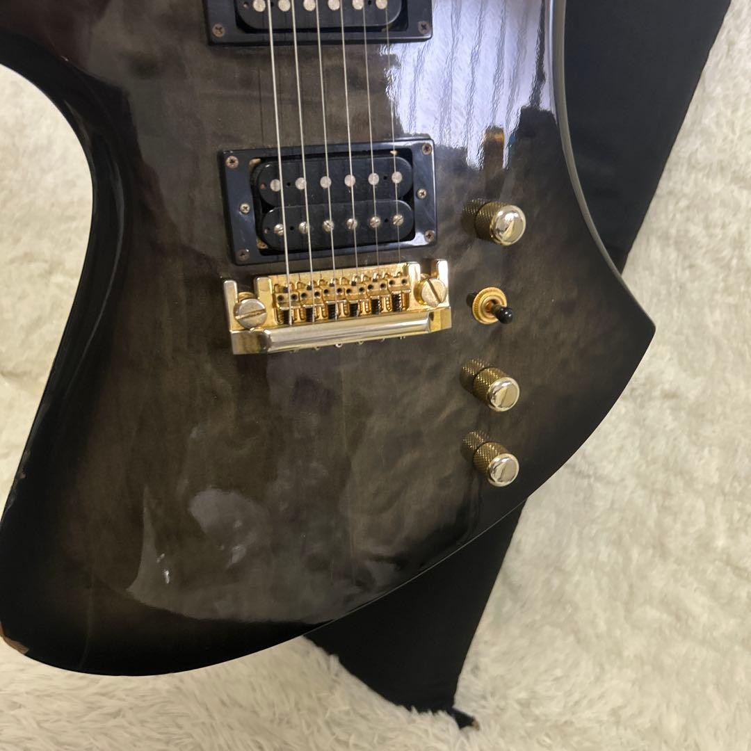 B.C. Rich Mockingbird model Black W/Gig bag Electric Guitar Used From Japan