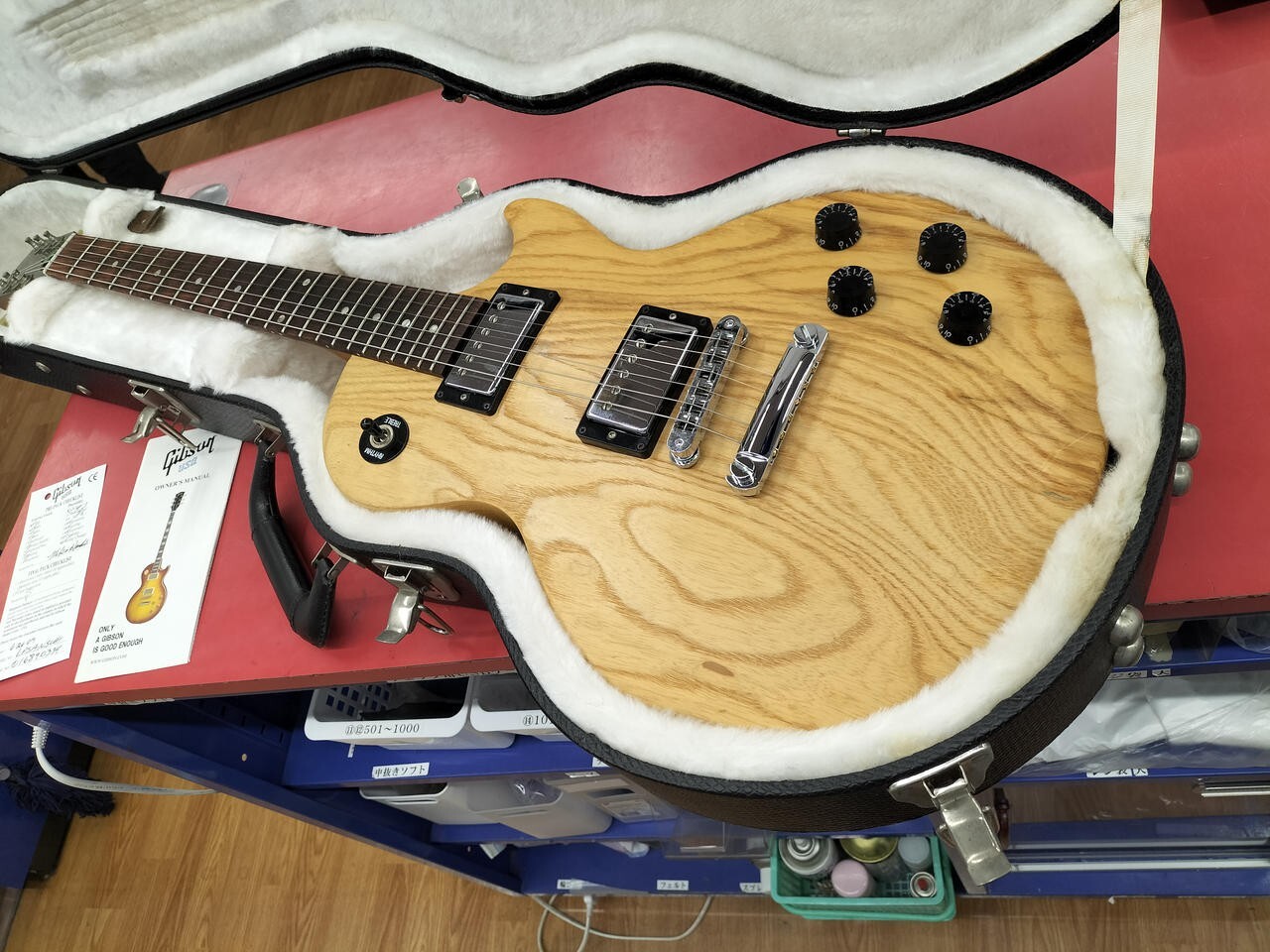 Gibson Les Paul Studio Smartwood Natural Made in USA Electric Guitar