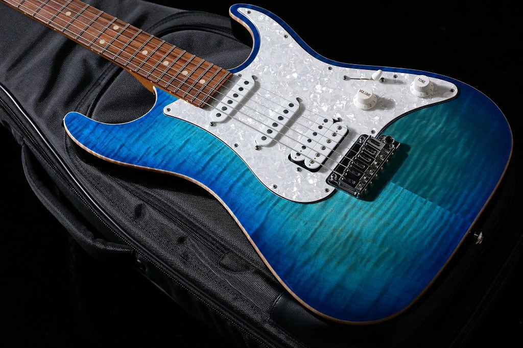 Suhr / Je Line Standard Plus Mh Bahama Blue Burst Roasted Maple Neck