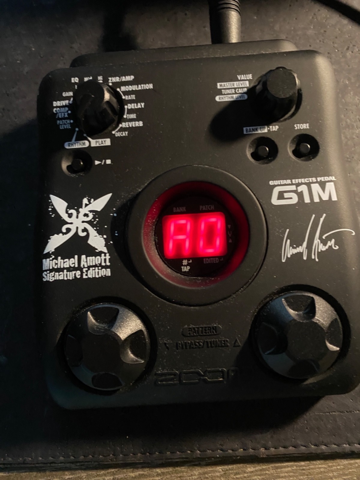 Zoom G1M Michael Amott Signature Guitar Multi-Effects Pedal Arch Enemy