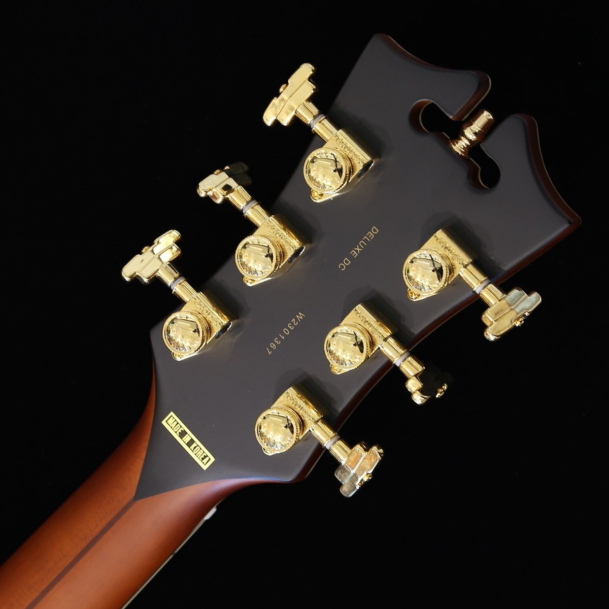 Semi-Hollow Electric Guitar D’Angelico Deluxe DC 2023 Satin Brown Burst Korea