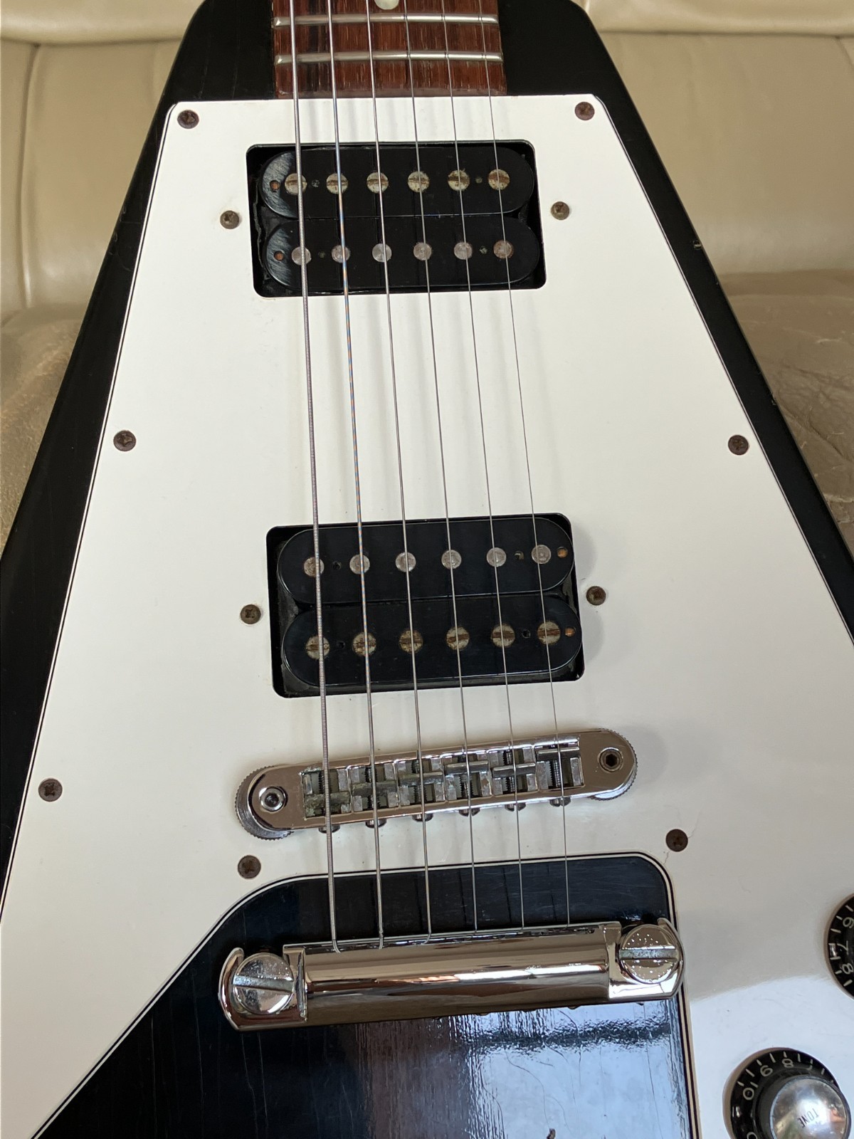 1996 Gibson Flying V Ebony Black with original hard case Used electric guitar