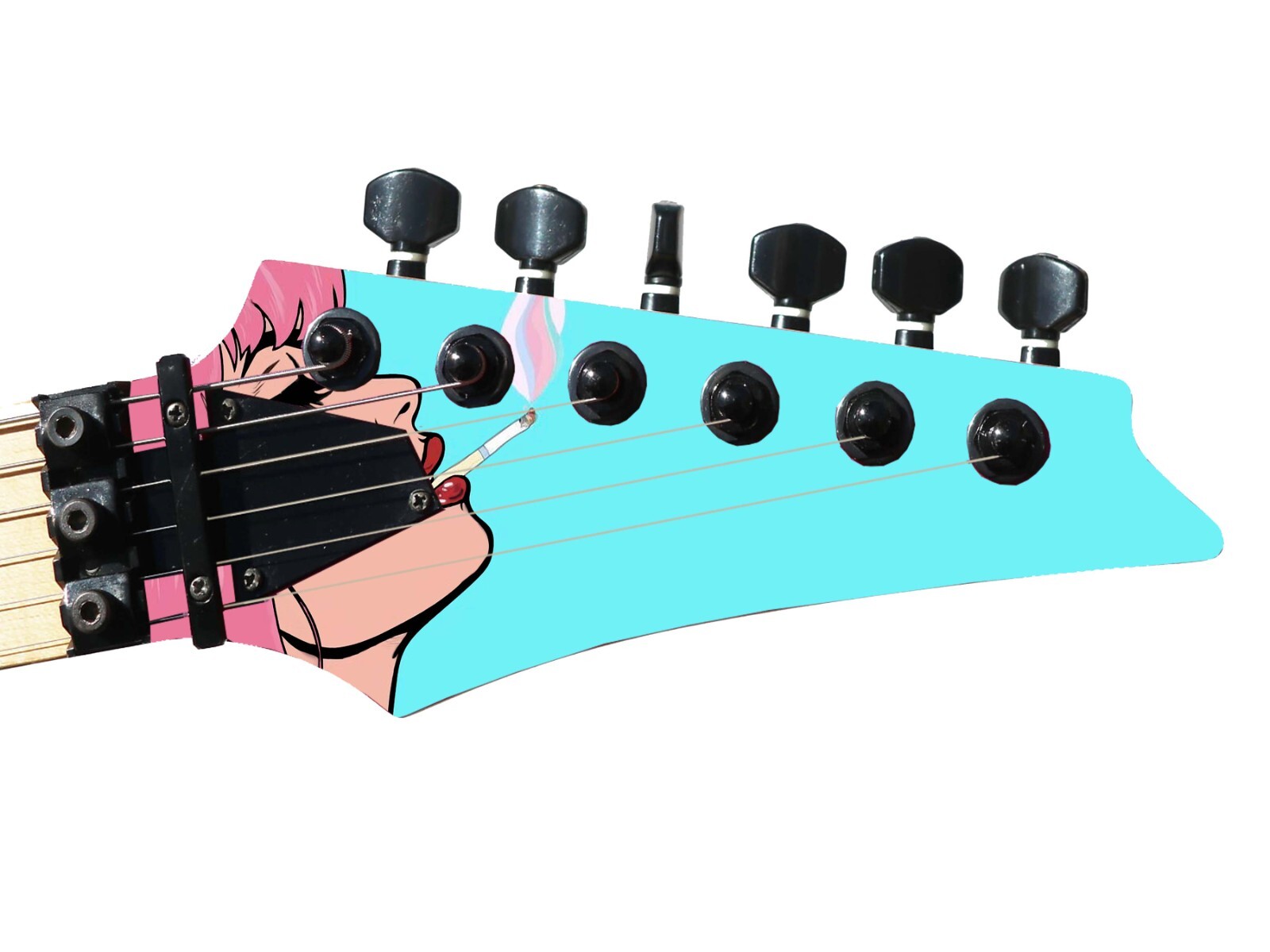 Guitar Skin Wrap Axe Re-Skin Pop Rock Backstage Bella Groupie Girl – 1214
