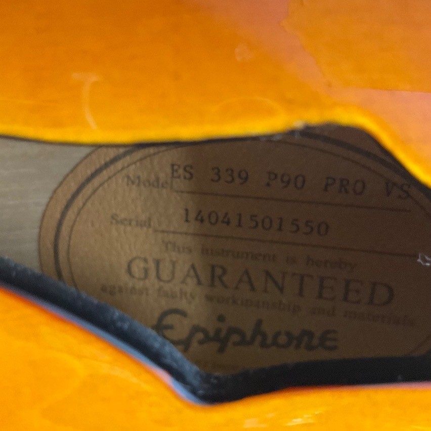 Epiphone ES-339 P90 Pro Used w/Soft case