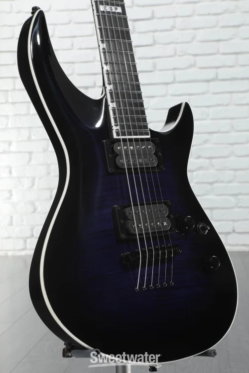 ESP E-II Horizon III – Flamed Maple, Reindeer Blue