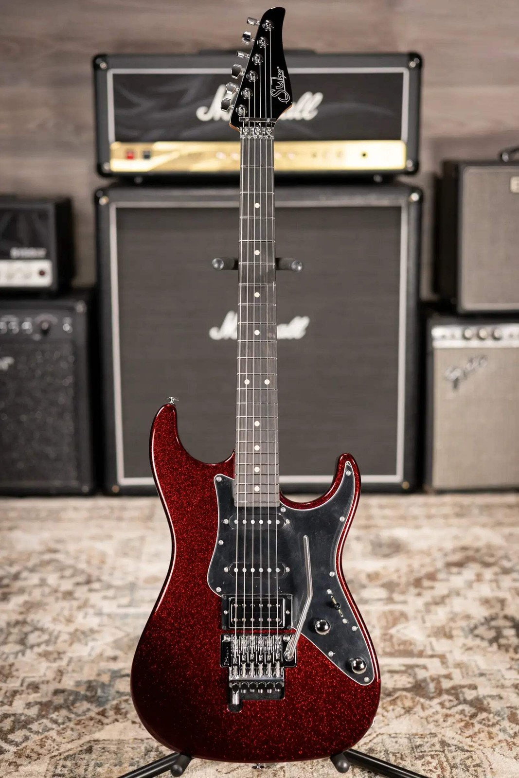 Suhr Pete Thorn Custom HSS Electric Guitar – Red Sparkle