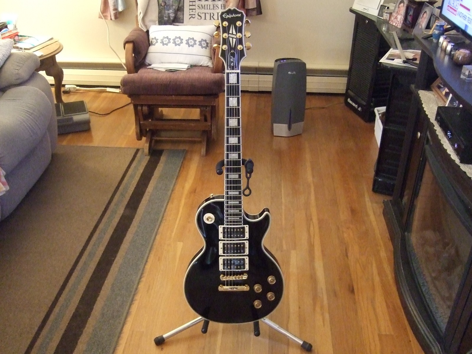 2018 epiphone peter frampton les paul custom “phenix” w/hsc and COA great cond.