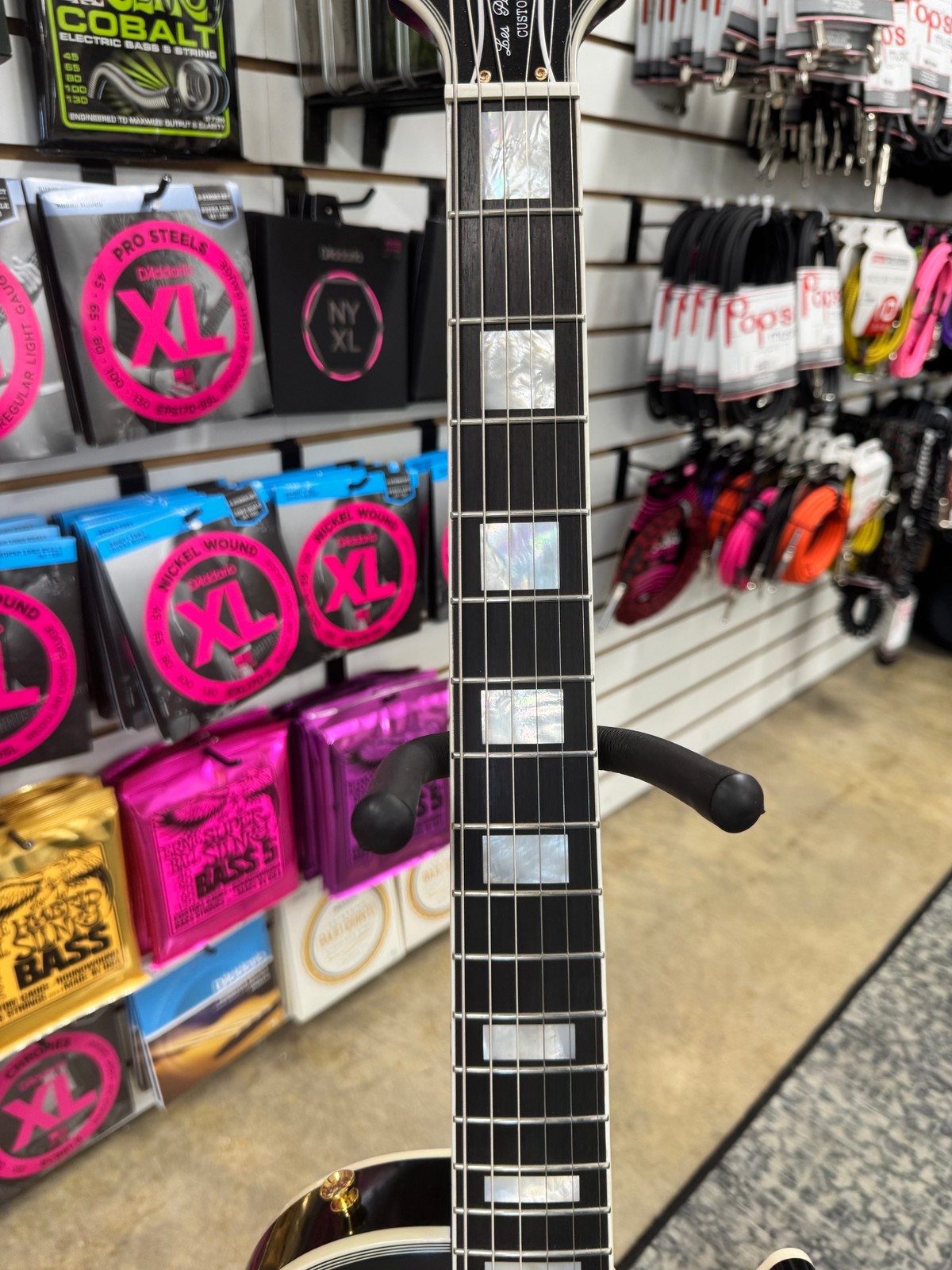 Epiphone Inspired by Gibson Custom Les Paul Custom Quilt – Cobra Burst