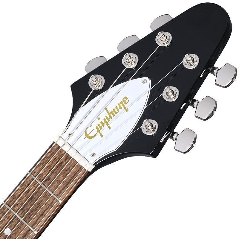 Epiphone Inspired by Gibson Kirk Hammett 1979 Flying V Ebony w/Hard Case New