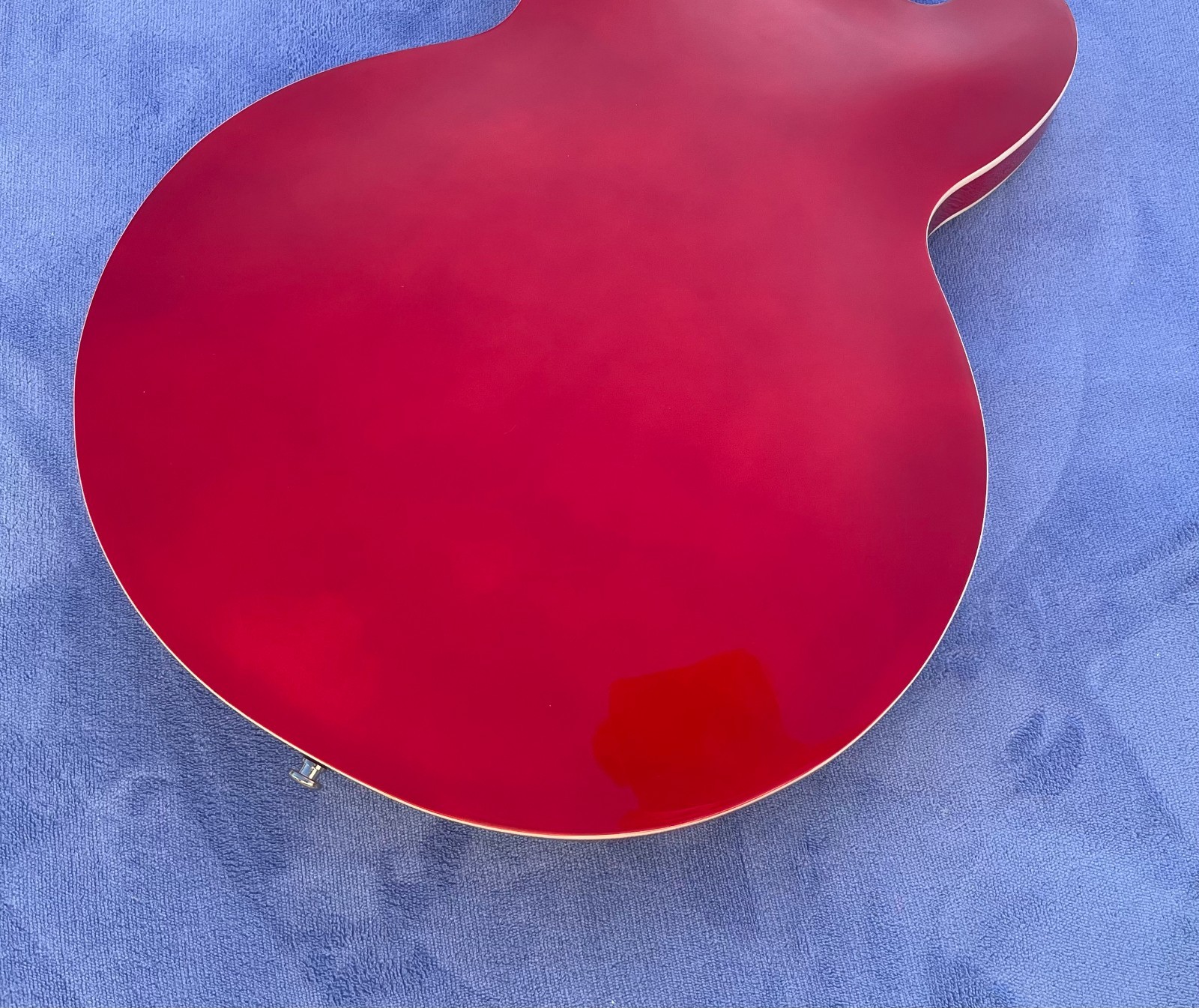6 Strings Electric Jazz Guitar Bone Nut Semi Hollowbody Glossy Finished Guitarra