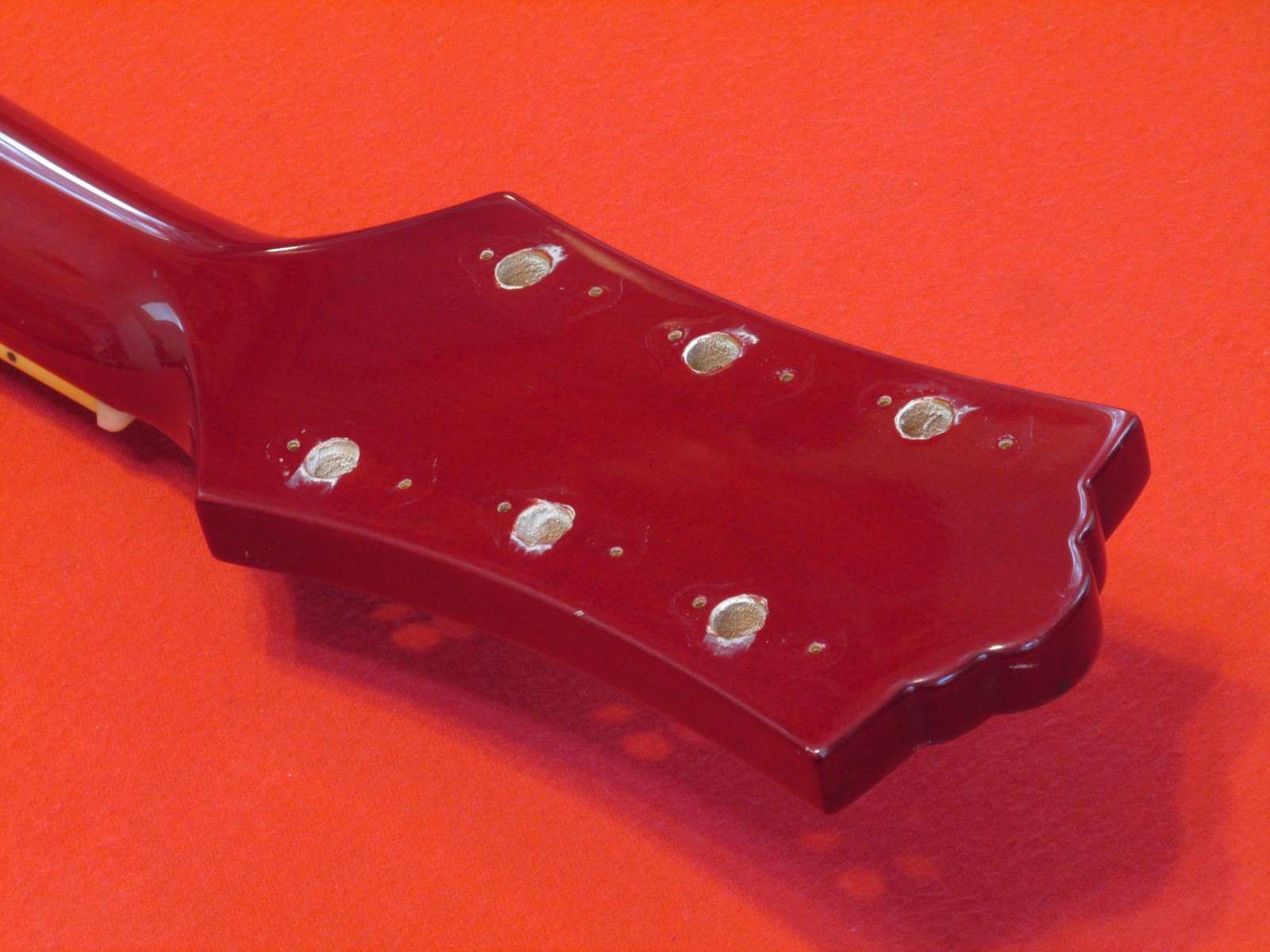 2020s Guild S-100 Polara Guitar Body Neck – See-Through Cherry Red