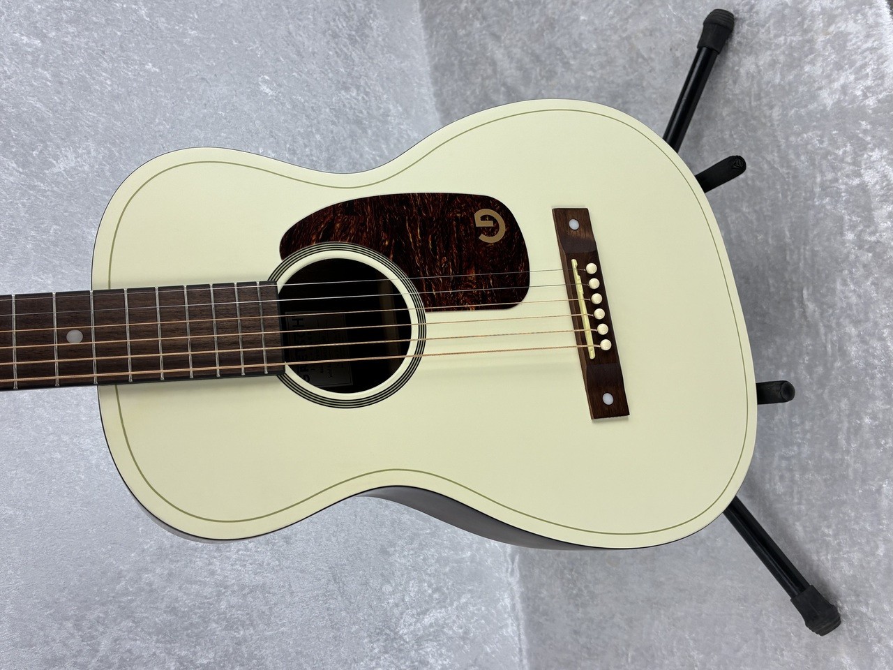 IN-STOCK! GRETSCH HISTORIC REX LINE JIM DANDY LTD PARLOR GUITAR / VINTAGE WHITE
