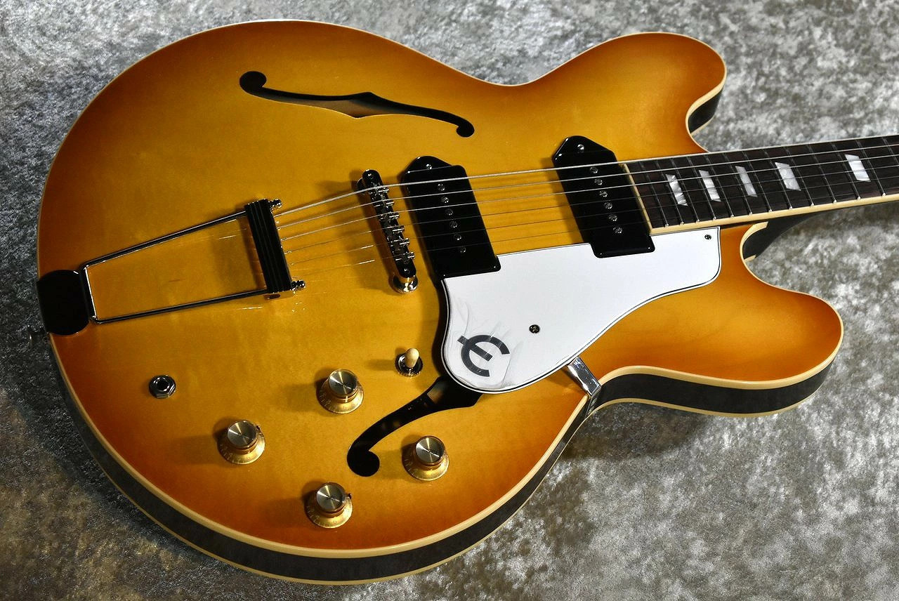 Epiphone CASINO Royal Tan #230630399 16 fret joint, Made in USA Electric Guitar
