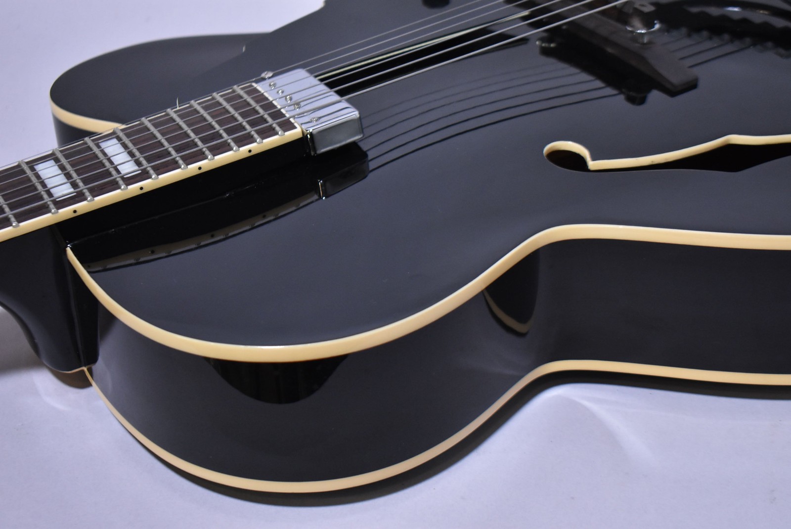 D’Angelico Premier EXL-1 Hollowbody Archtop Electric Guitar Black Finish