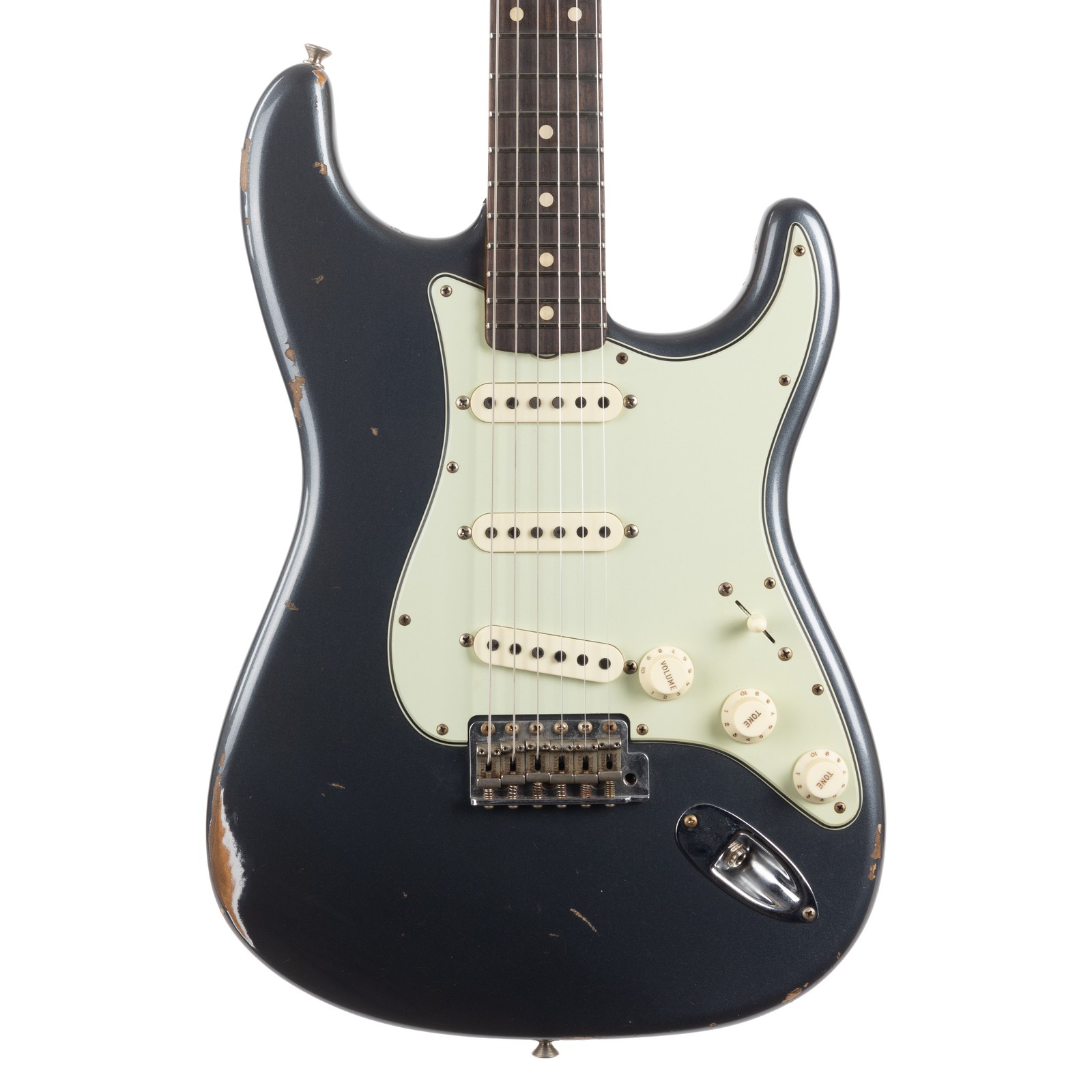 Used Fender Custom Shop ’61 Stratocaster Relic Charcoal Frost Metallic 2020