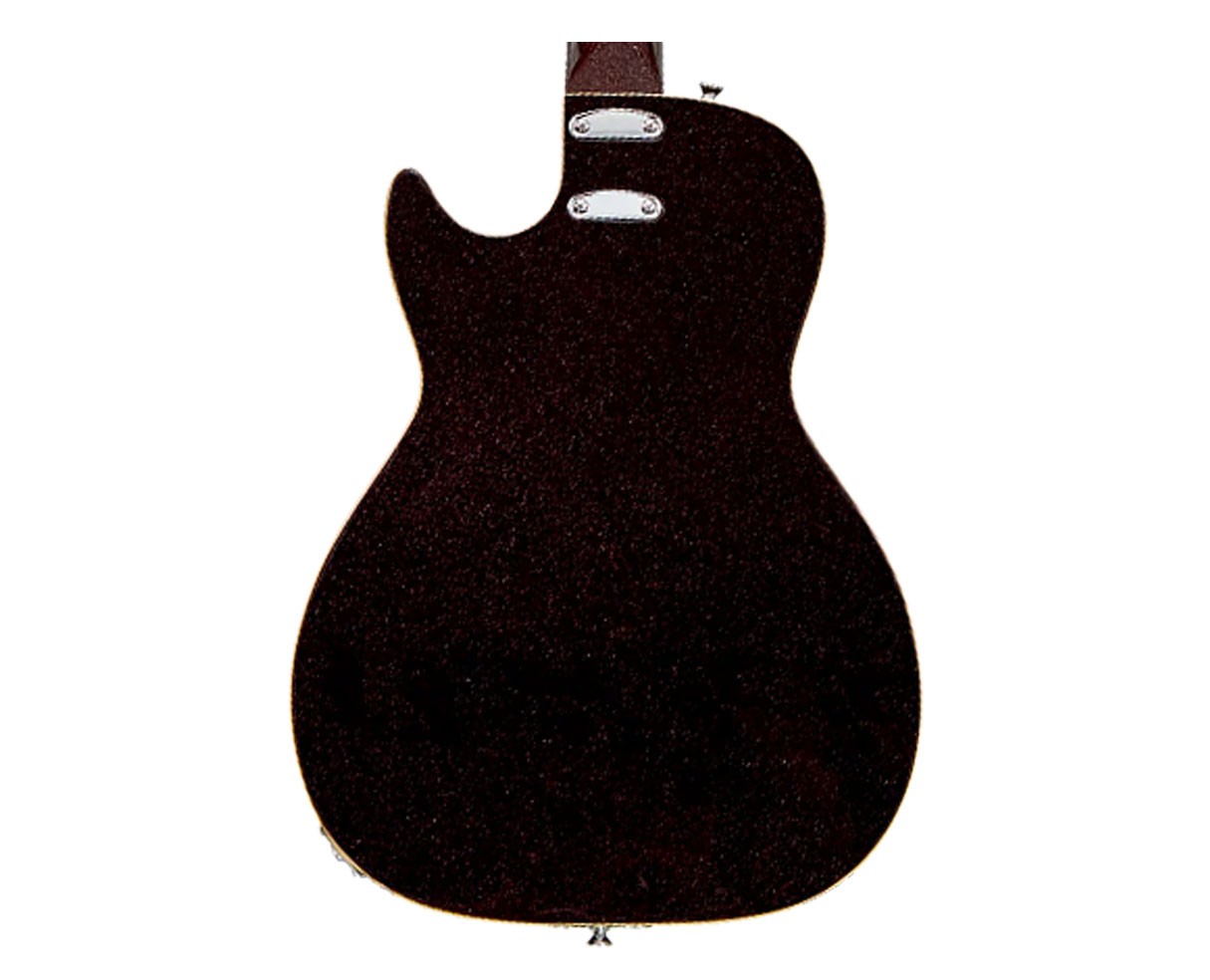 Silvertone 1423 Series Single Cut Guitar – Red Silver Flake Burst