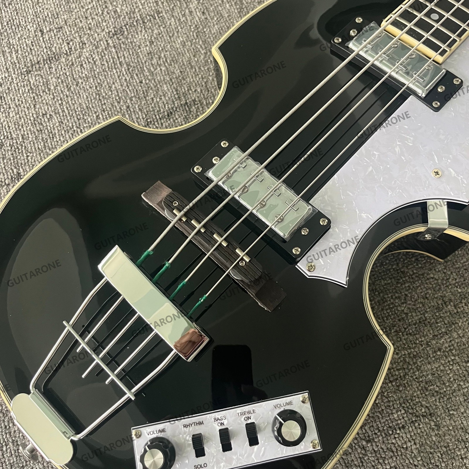 Unique 4-String Electric Bass Guitar HH Pickup Rosewood Fretboard Stainless Fret