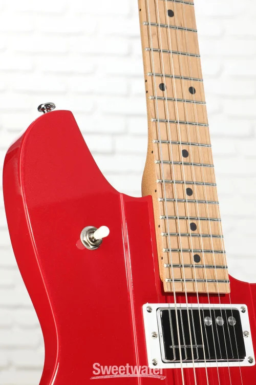 Reverend Kingbolt F-Sonic Electric Guitar – Metallic Cherry with Maple