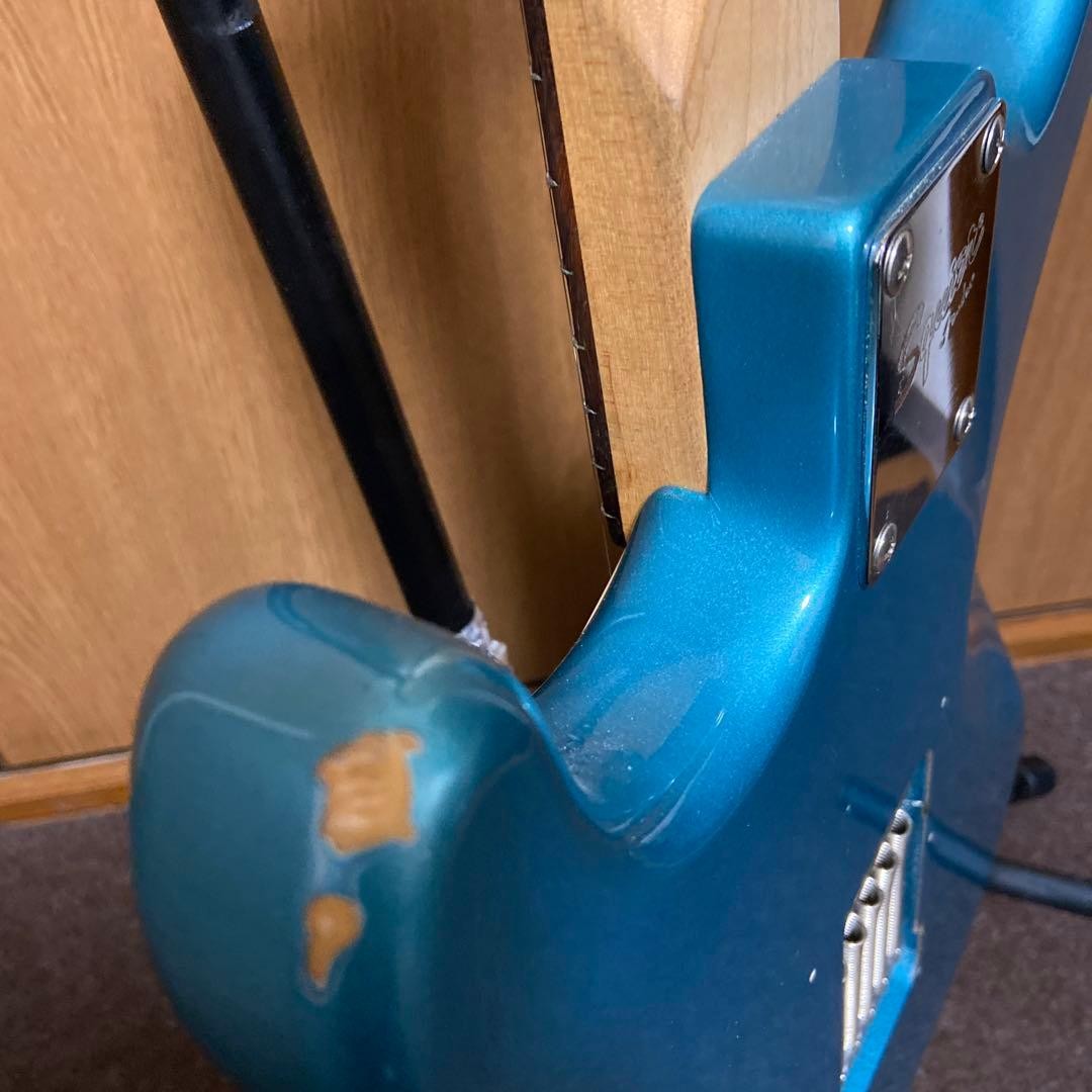 Squier Strat Lake Placid Blue Modified Many Safe Packing!