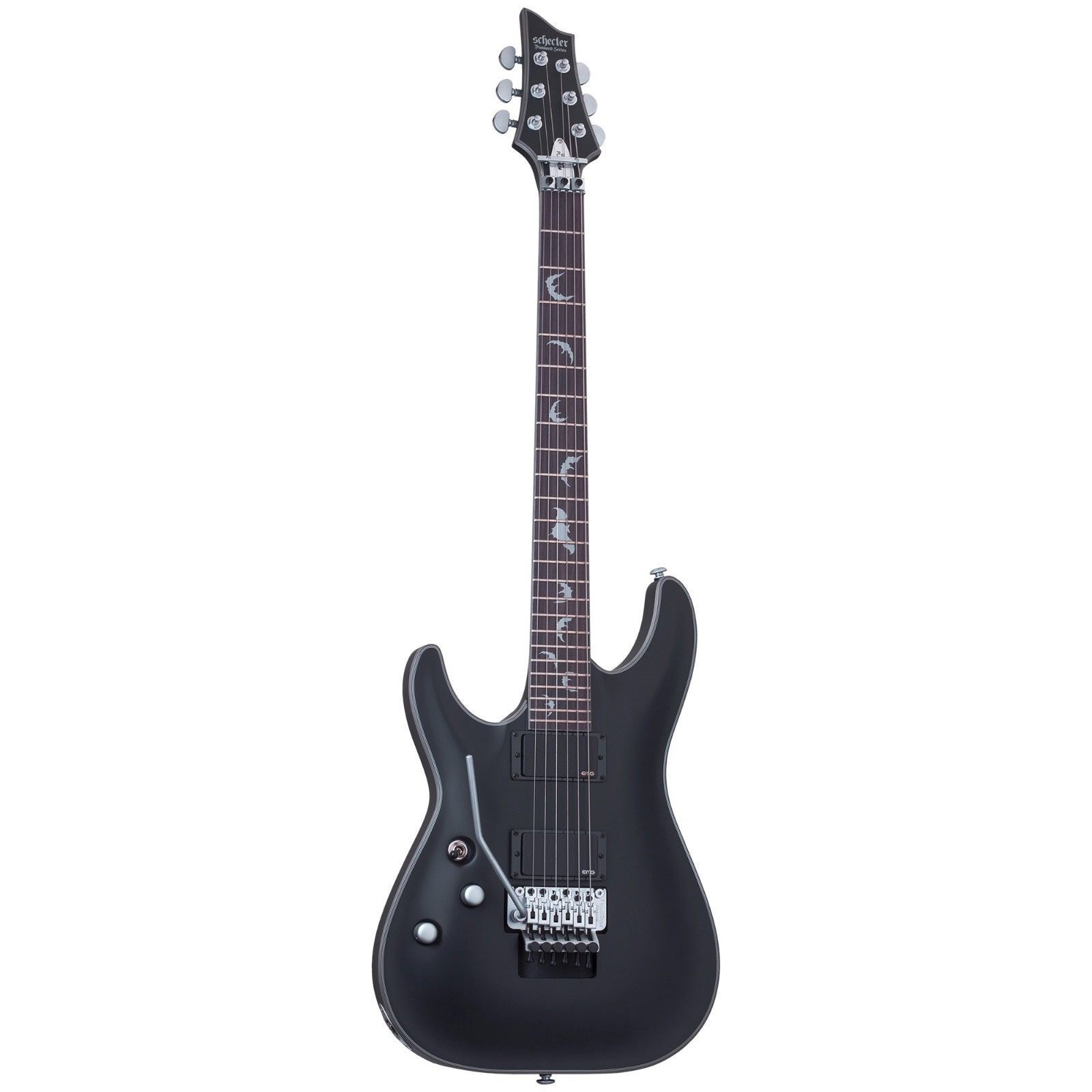 Schecter Damien Platinum-6 FR LH SBK Satin Black Left-Handed Guitar + FREE BAG