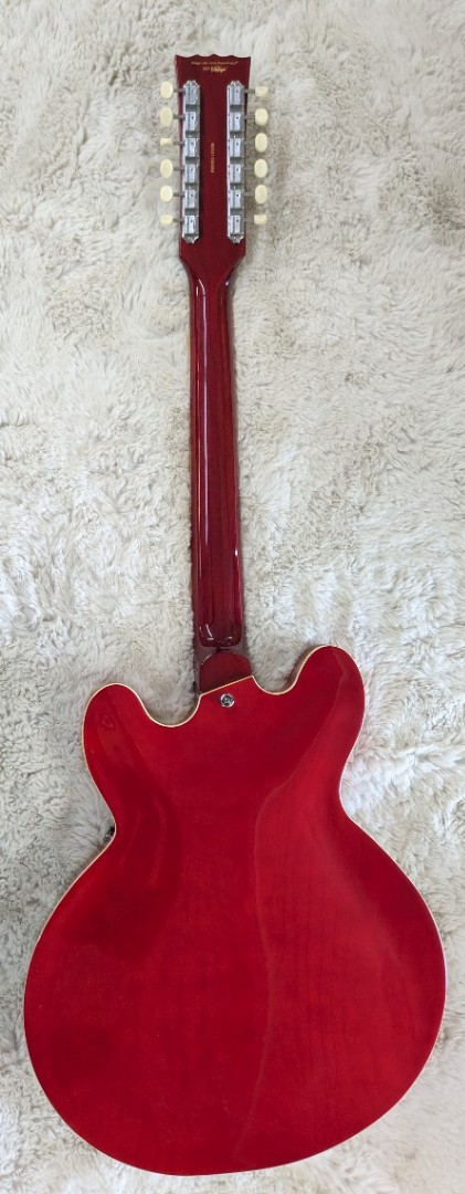 Vintage VSA500 ReIssued 12 String Electric Guitar ~ Cherry Red – B-Stock