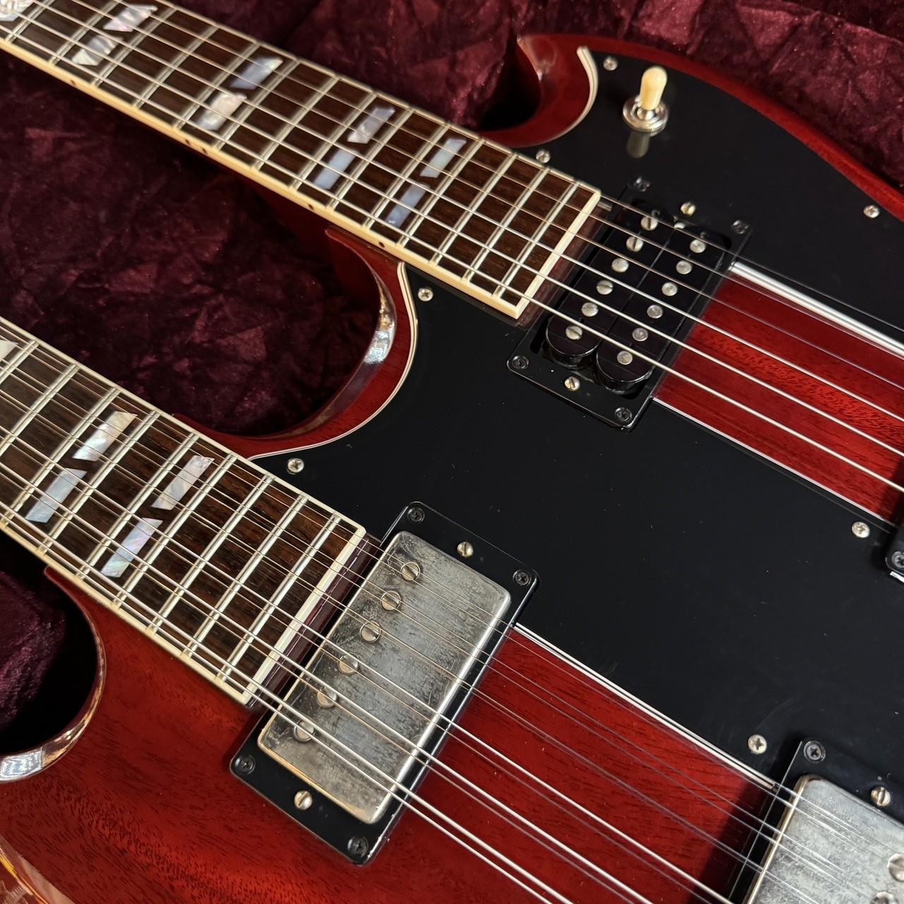 Gibson Custom Shop Eds-1275 Double Neck ~Cherry Red 2021 Model Equipped *Qd373