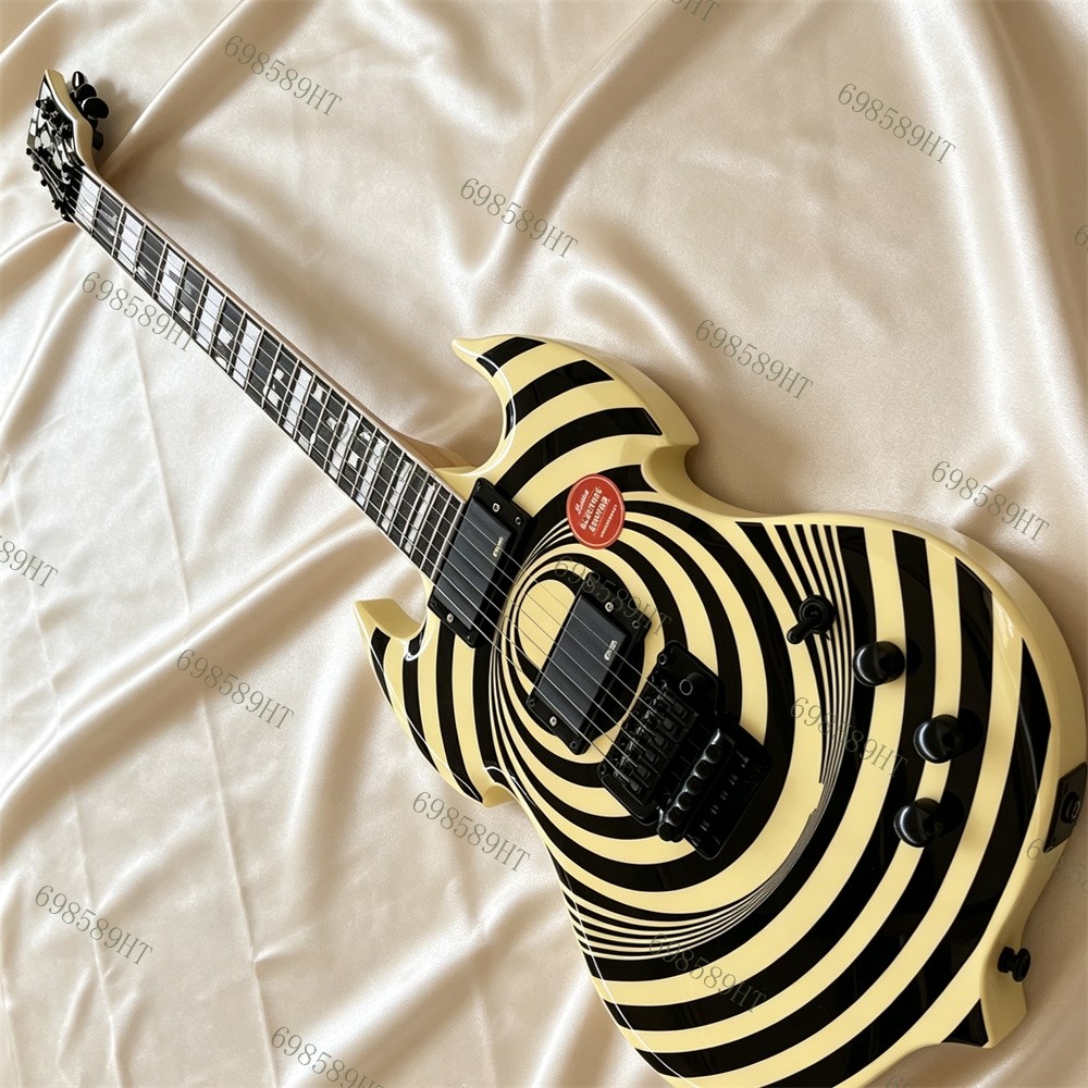 Solid Electric Guitar Stainless Fret Barbarian Vertigo Sabbath FR Bridge Cream