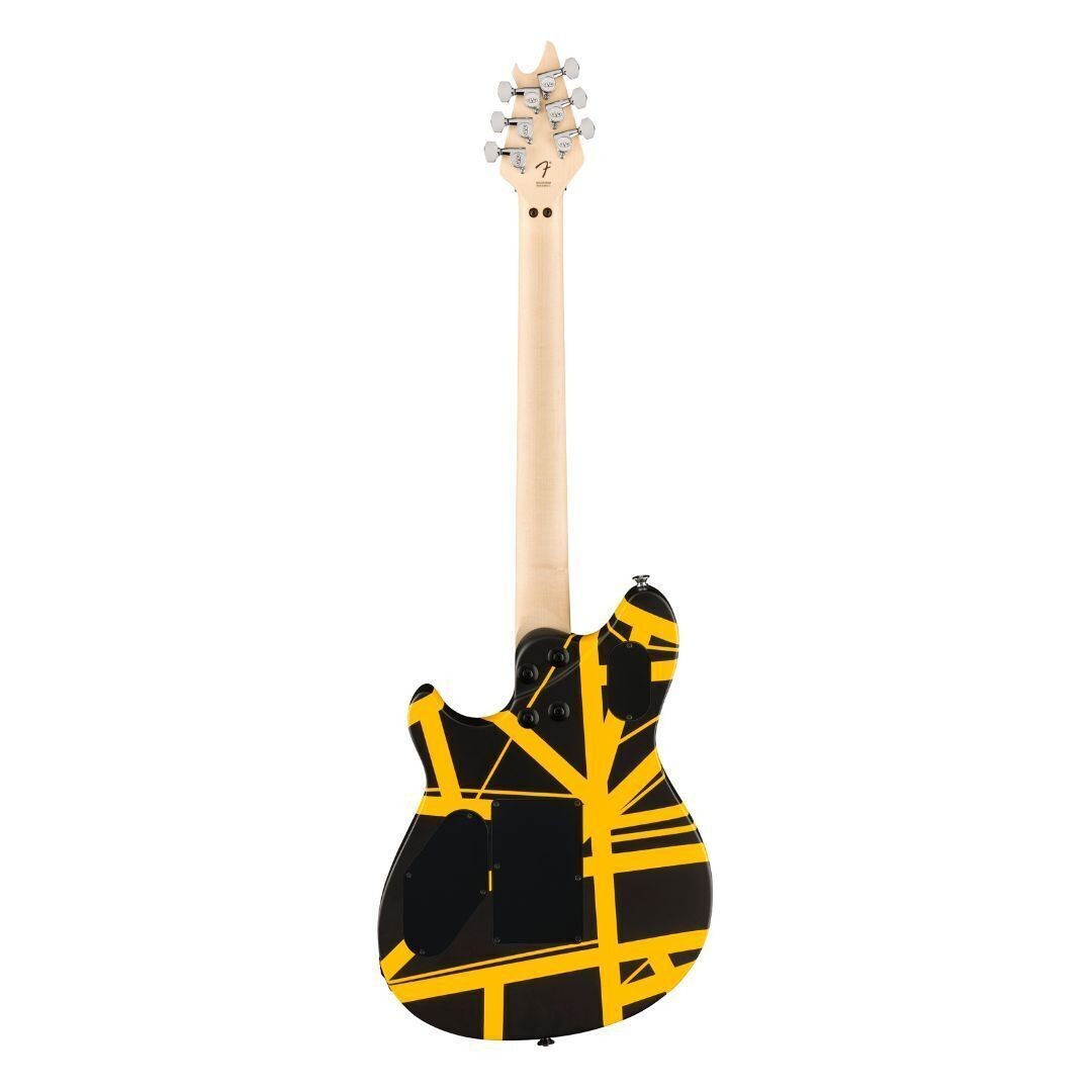 EVH Wolfgang Special Striped 6-String Electric Guitar (Black and Yellow)