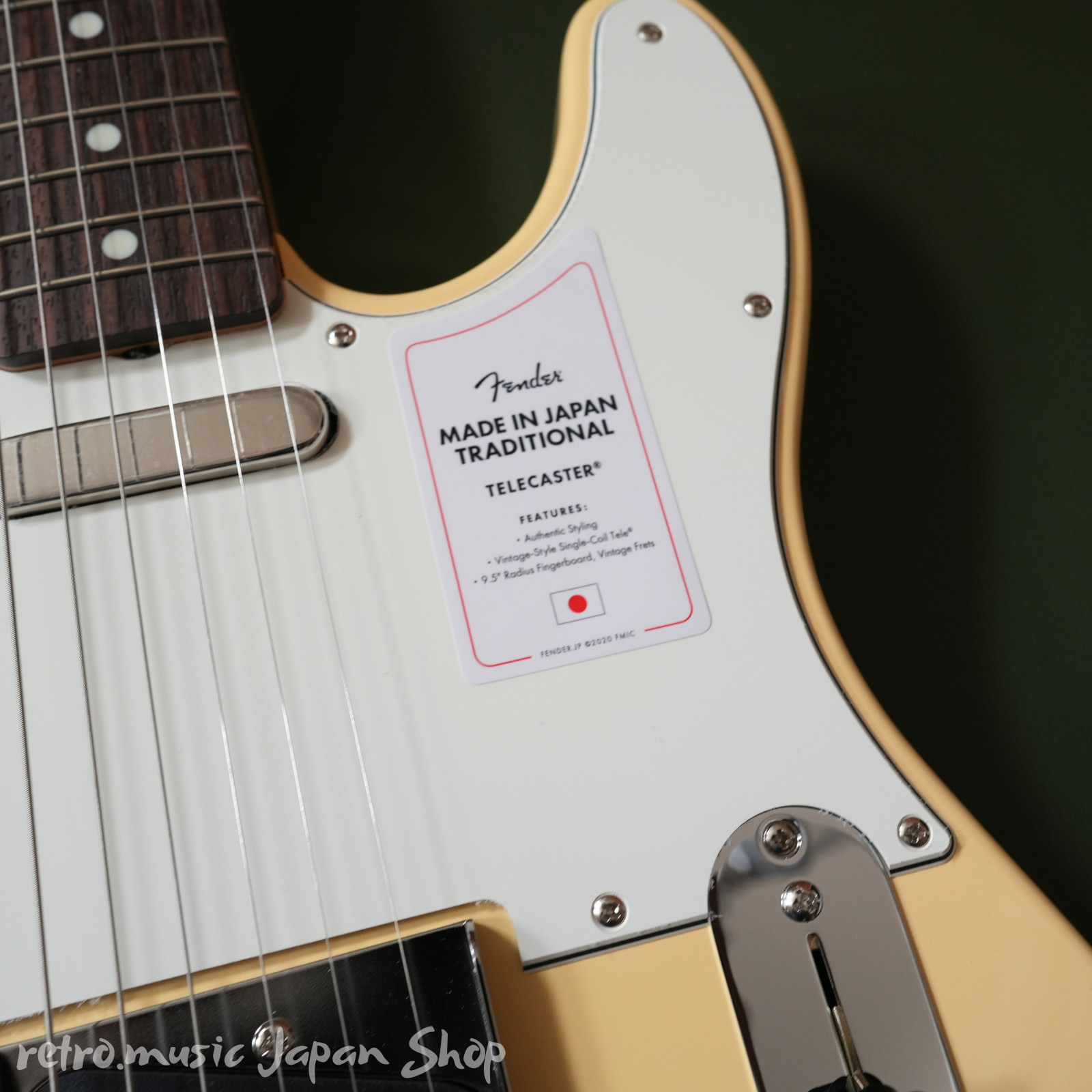 Fender Made in Japan Traditional 60s Telecaster Vintage White Electric Guitar