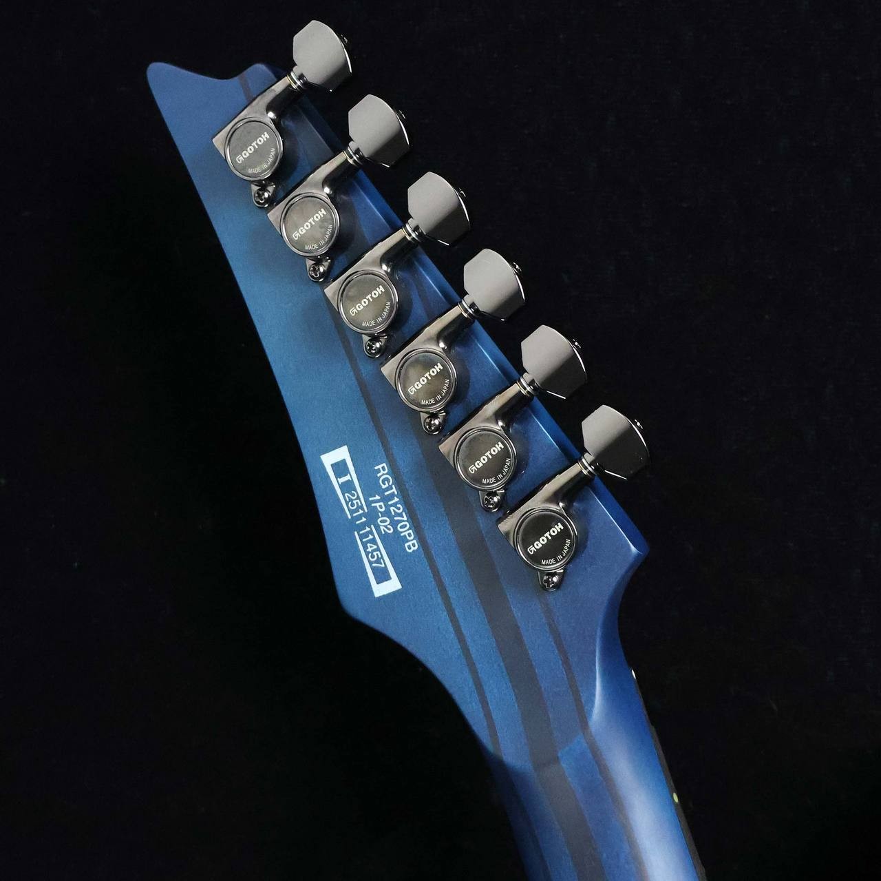 Ibanez RGT1270PB Cosmic Blue Starburst Flat Electric Guitar Used