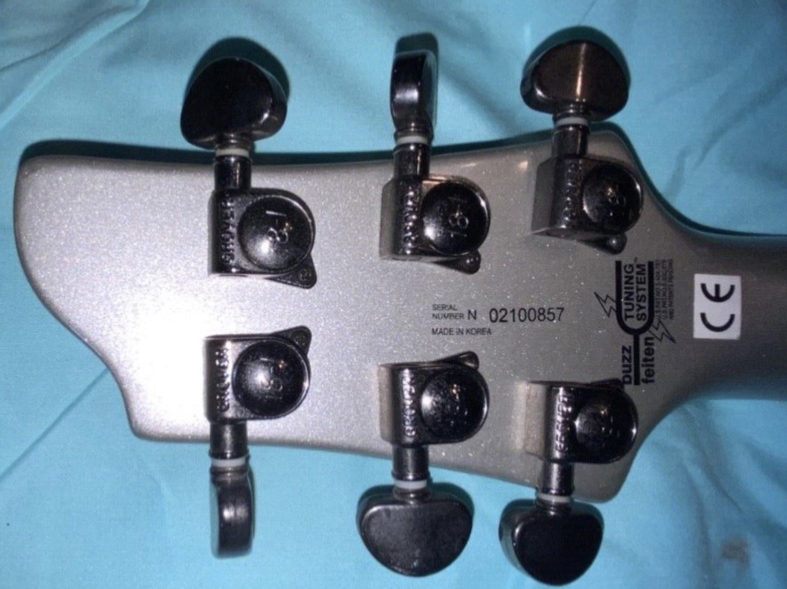⚠️ 1 DAY SALE! 2002 Washburn Tabu TB-400 In Pewter! Head Hunter PUs! Rare Model!