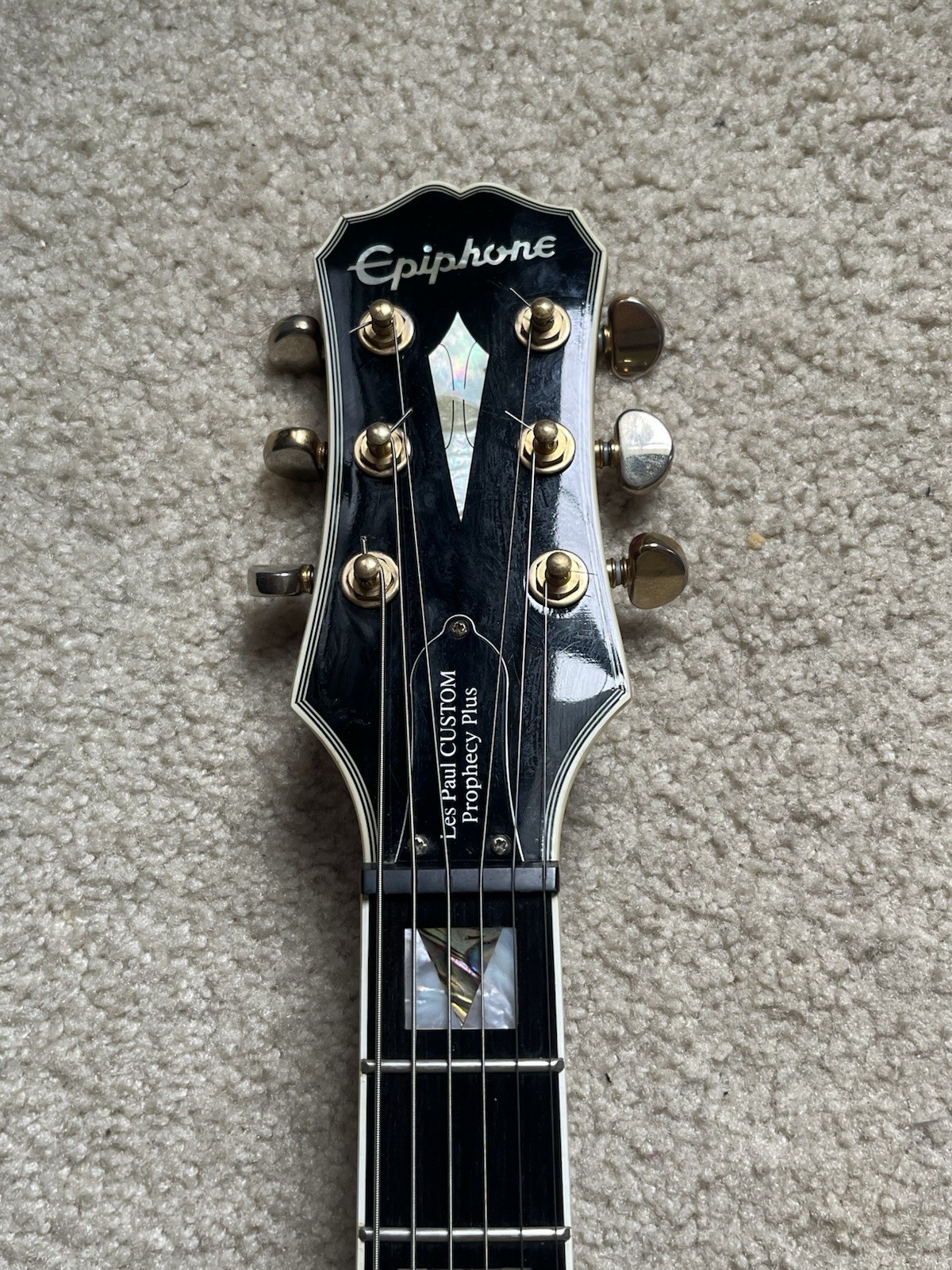 Epiphone Les Paul Custom Prophecy Plus GX With Upgraded Parts and Hard Case
