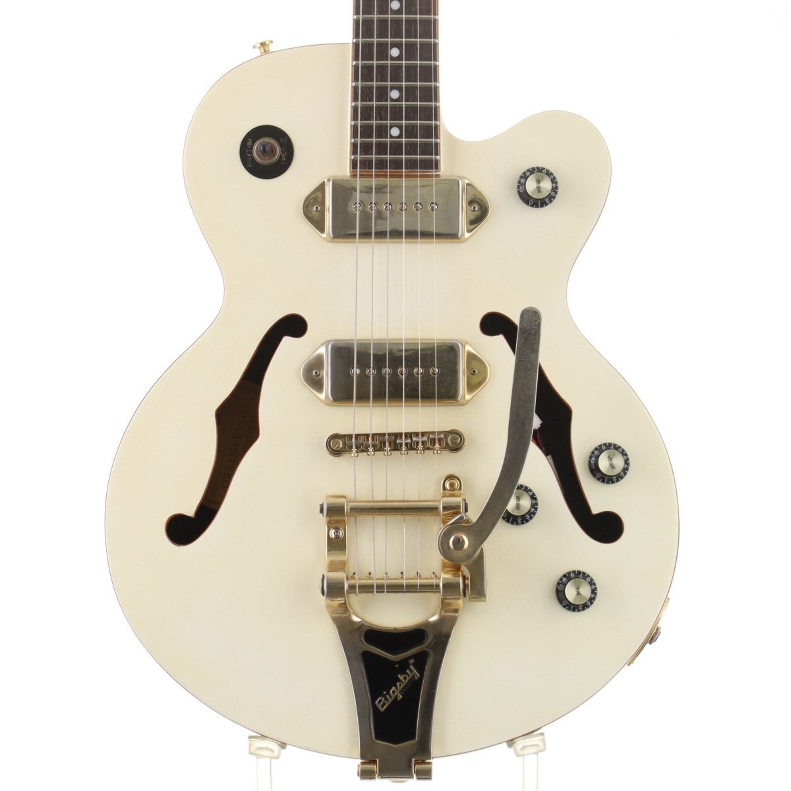 Epiphone Limited Edition Wildkat Royale Pearl White Used Maple Neck w/Soft Case