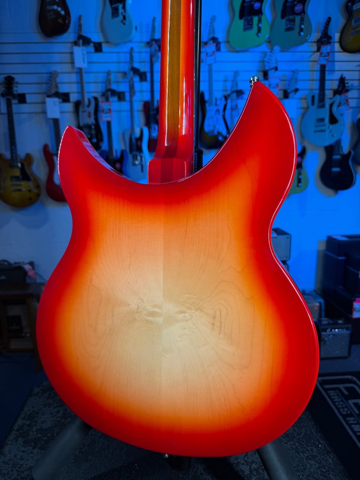 Rickenbacker 330/12 Fireglo Semi-Hollow Electric Guitar, with Ric Case, 706