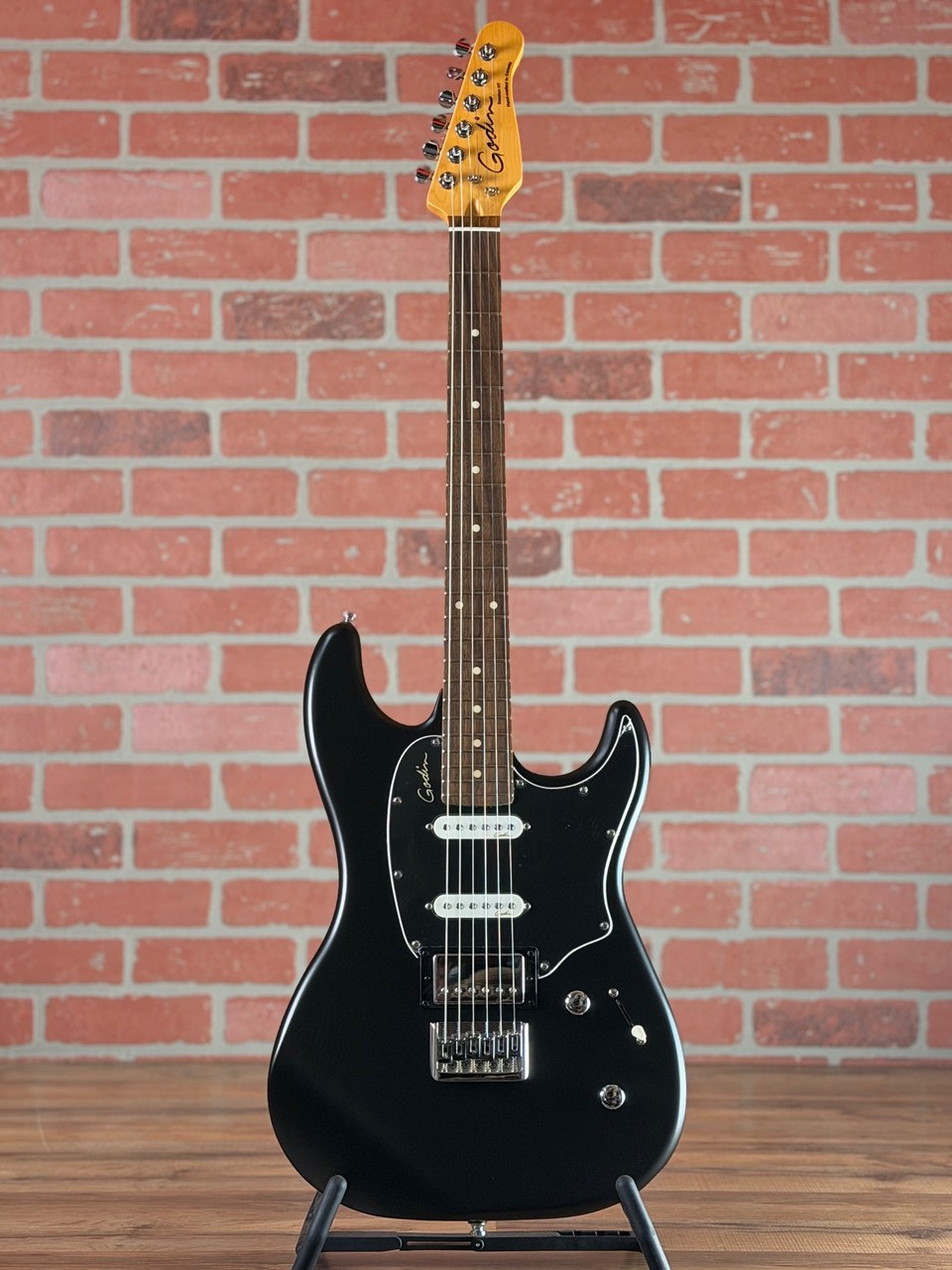 Godin Session HT Electric Guitar – Matte Black RN