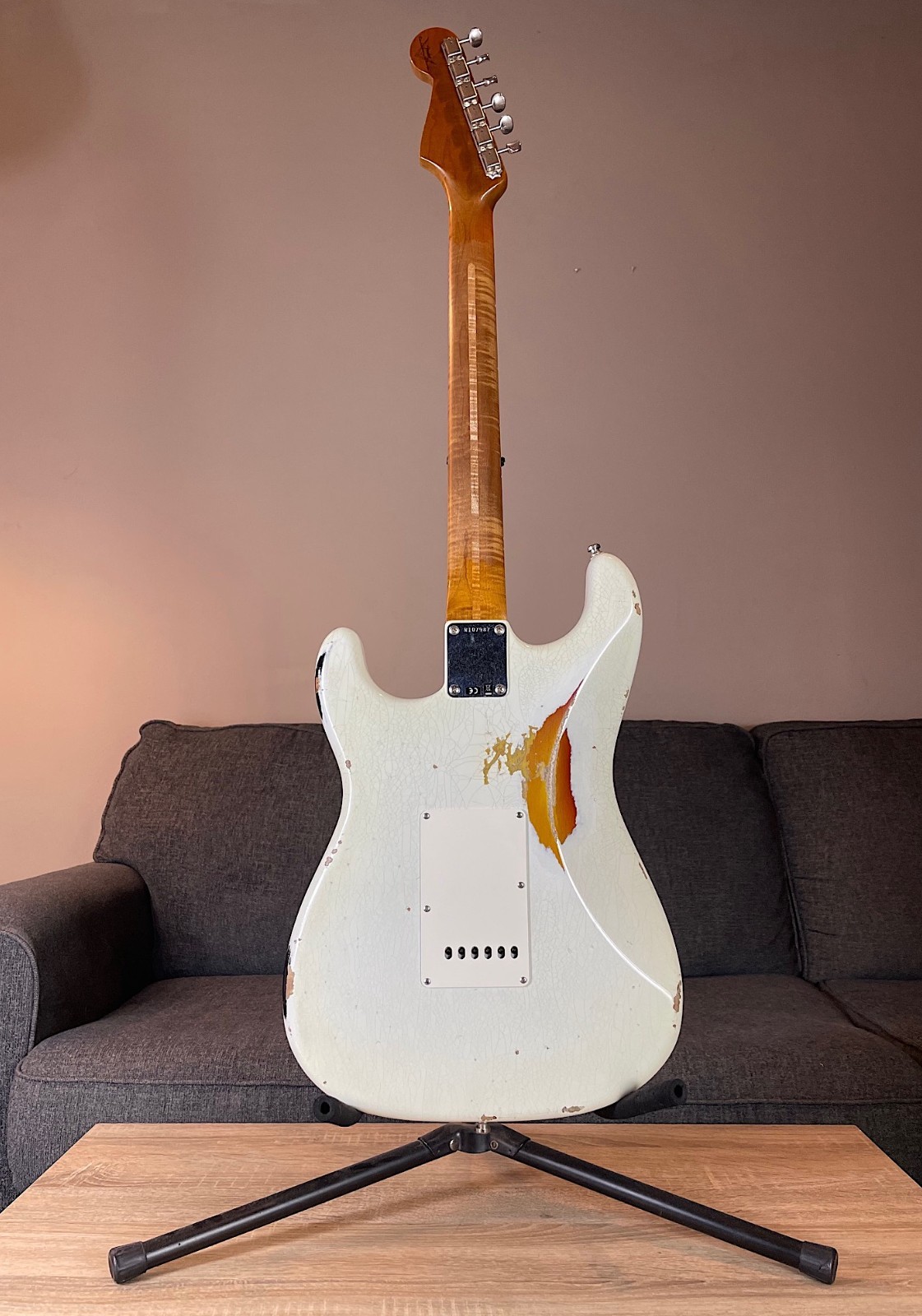 2020 Fender Custom Shop GT11 Relic Stratocaster Olympic White & 3 Color Sunburst