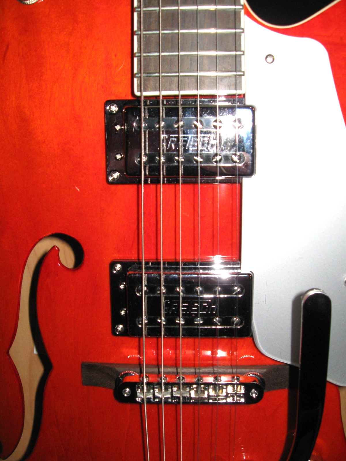 GRETSCH ORANGE G5120 2007 MINT BLACK HARDSHELL CASE #570-10