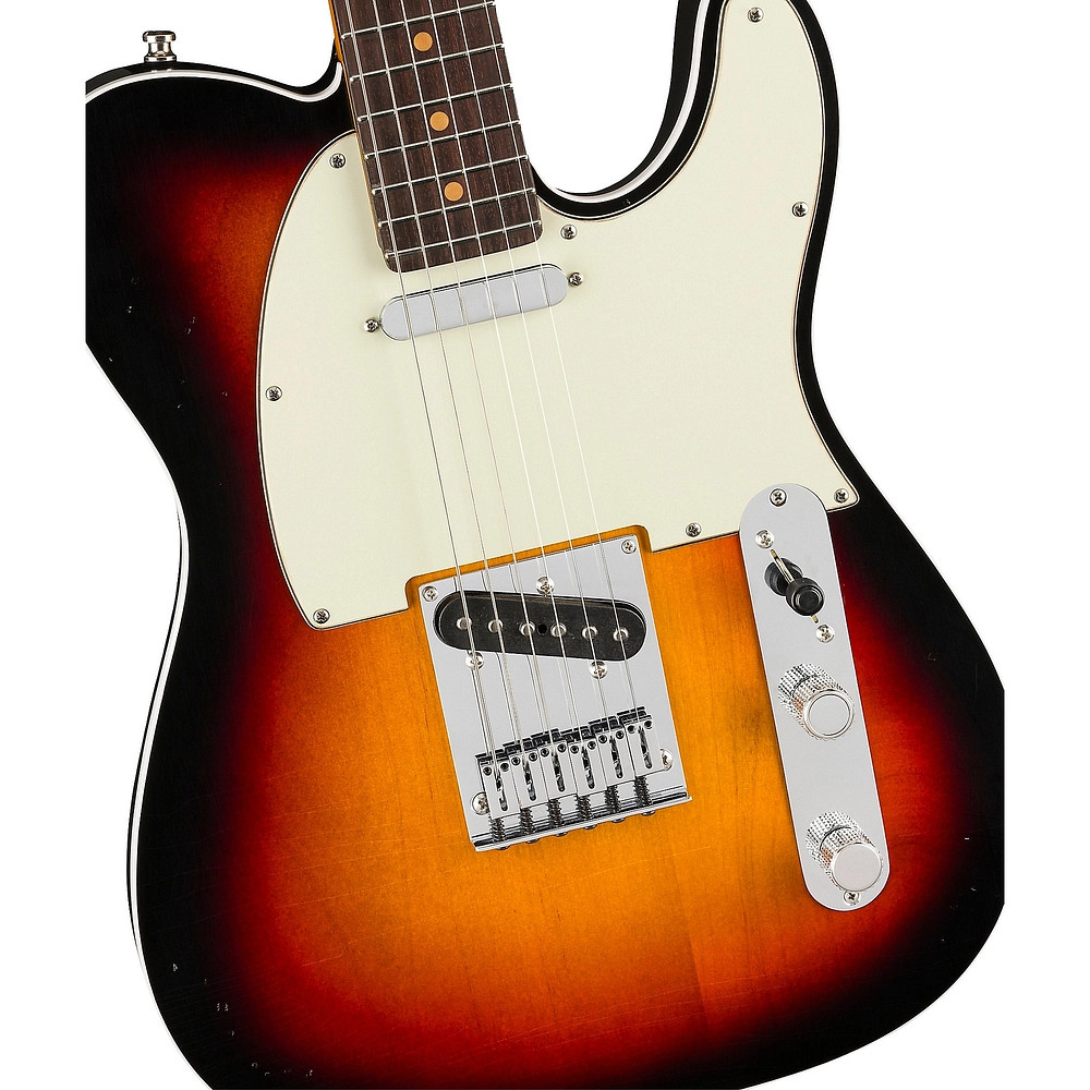 Fender American Ultra Luxe Vintage 60s Cstm Telecaster Rosewd FB Guitar Sunbrst