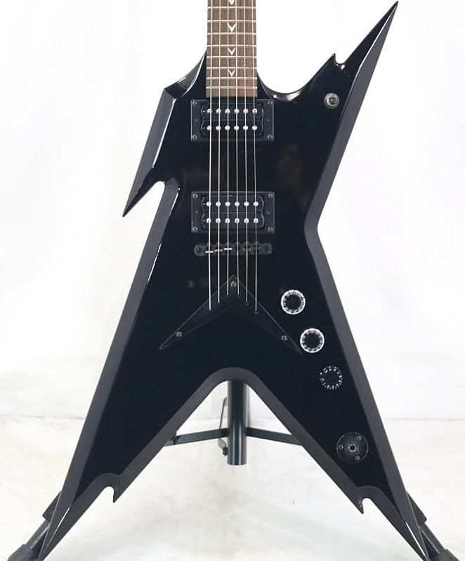 Dean Dime Razorback Dimebag Darrell Black PANTERA DAMAGEPLAN Metal Guitar Japan