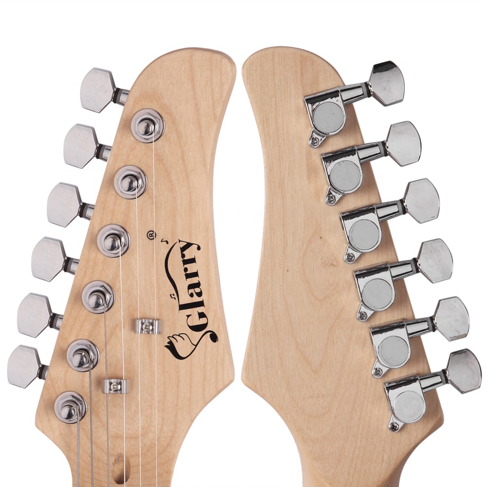 Glarry GST Electric Guitar+Amp+ Bag/Case+ Strap+ Connecting Wire+Spanner Tool