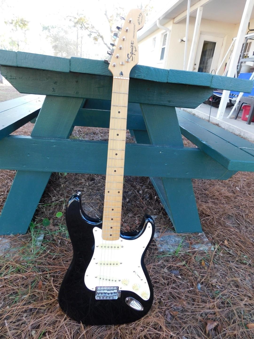 Korean Made Squier Bullet Stratocaster,Black,SSS, Maple Neck, All Original, Nice