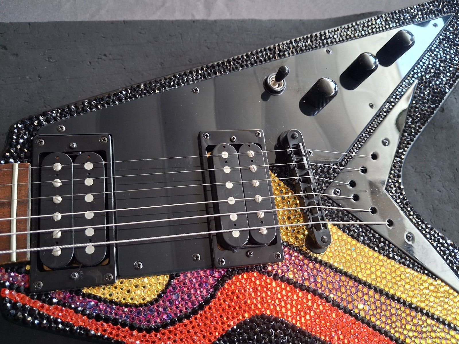 Epiphone Goth ’58 Flying V 2004 Precious Rebels Dunbar MIK W/OHC *FREE SHIPPING*