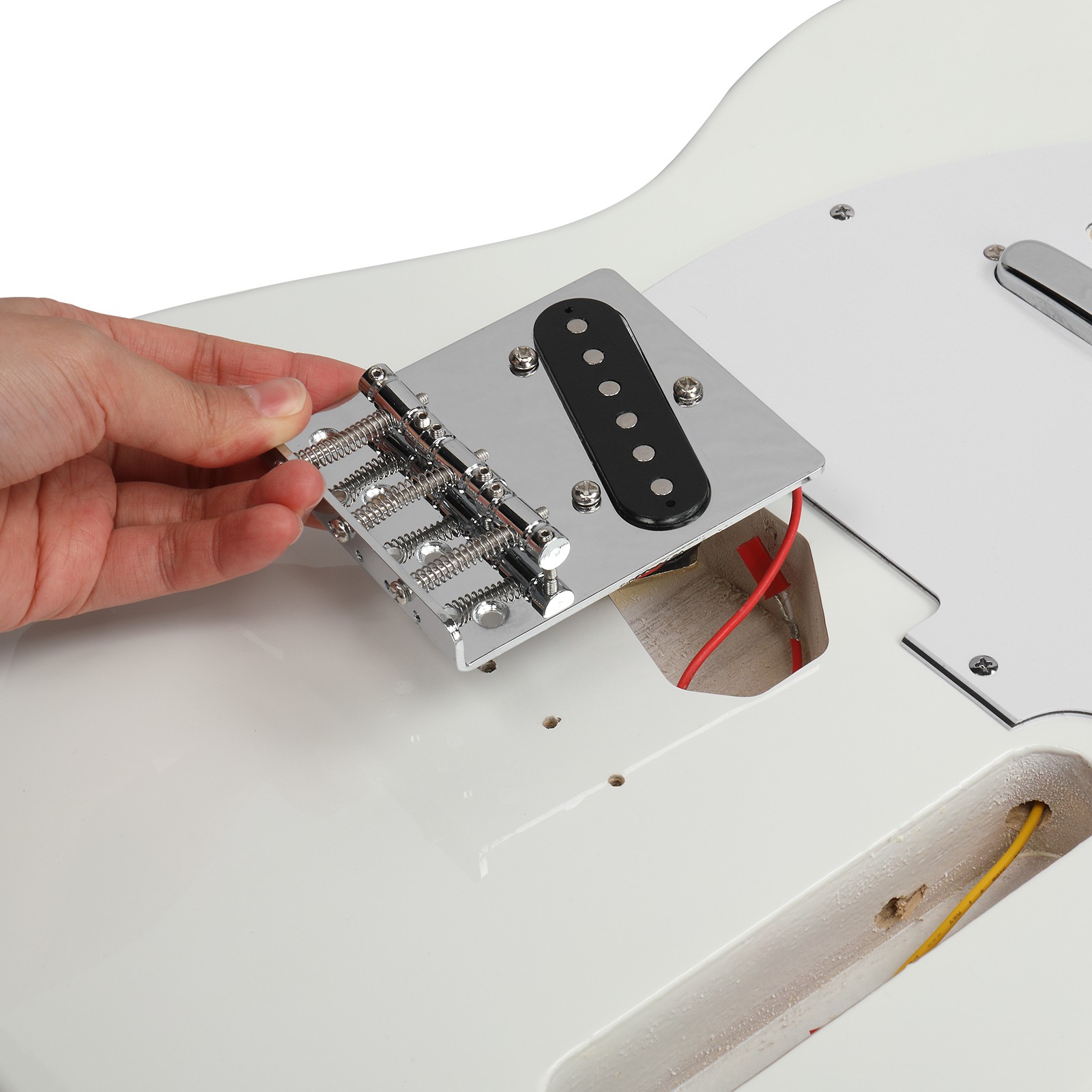 DIY 6 String TL Style Electric Guitar Kits with Mahogany Body Maple Neck