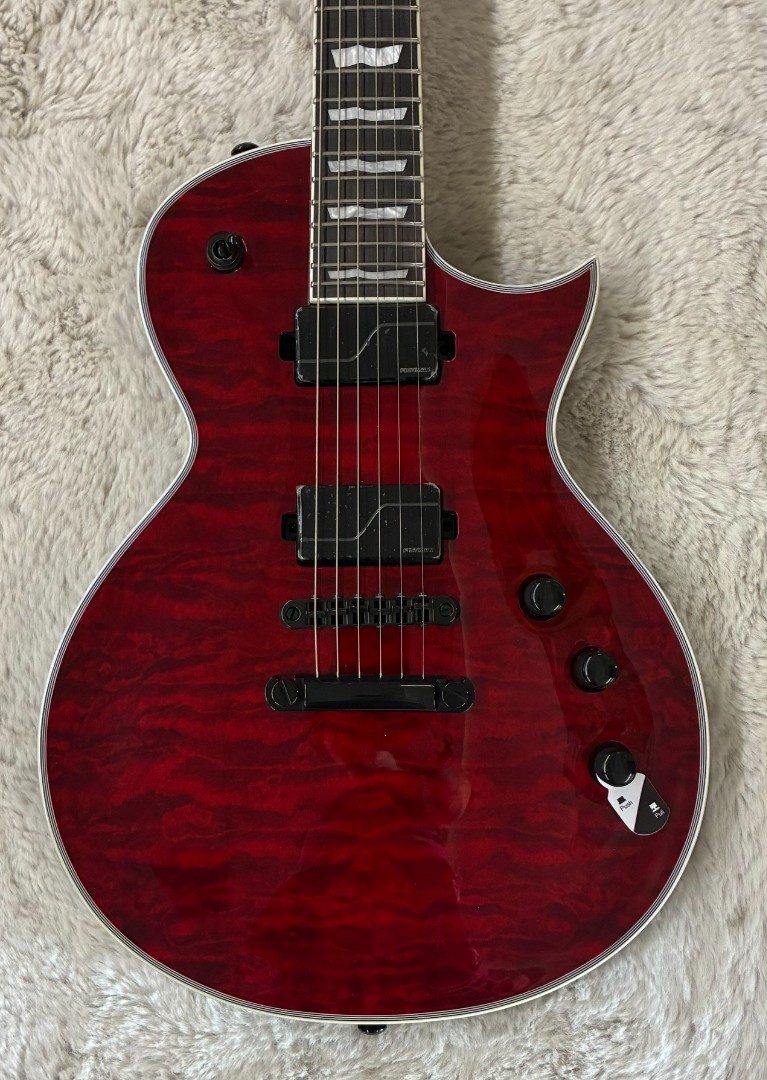 ESP LTD Eclipse EC-1000QM Electric Guitar – See Thru Black Cherry – B-stock