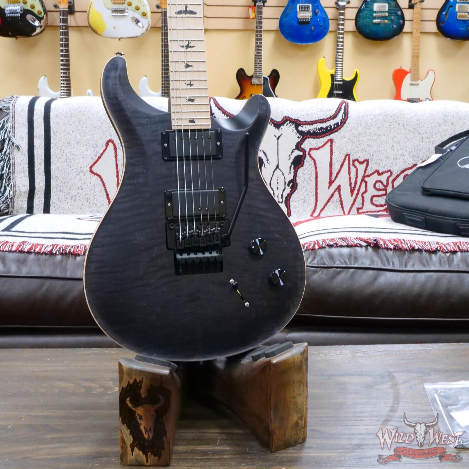 Paul Reed Smith PRS Dustie Waring Signature CE 24 Floyd Rose Gray Black