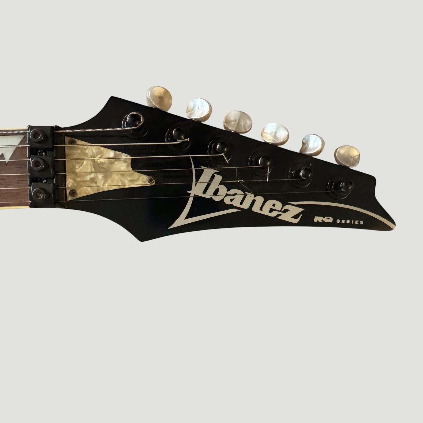 2014 Ibanez RG Series Electric Guitar Black HH w/ Locking Tremolo & Fender Strap