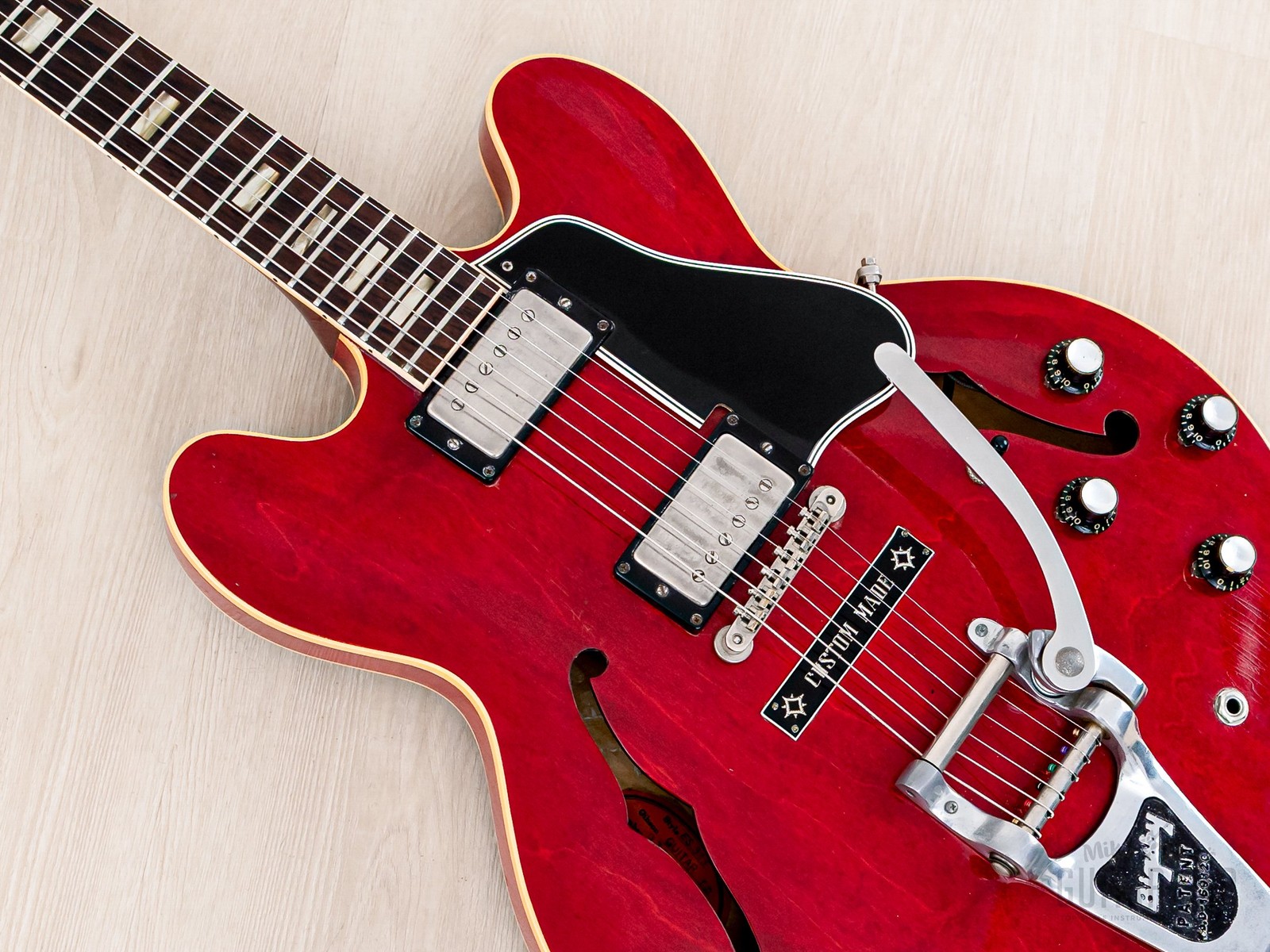 1962 Gibson ES-335 TDC Vintage Semi-Hollow Guitar w/ Bigsby, Pat # Pickups, Case