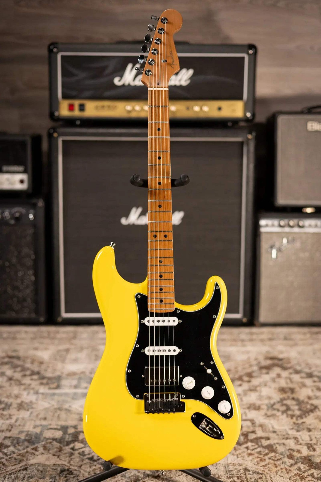 Fender Limited Edition American Ultra II HSS Stratocaster Electric Guitar – Graf