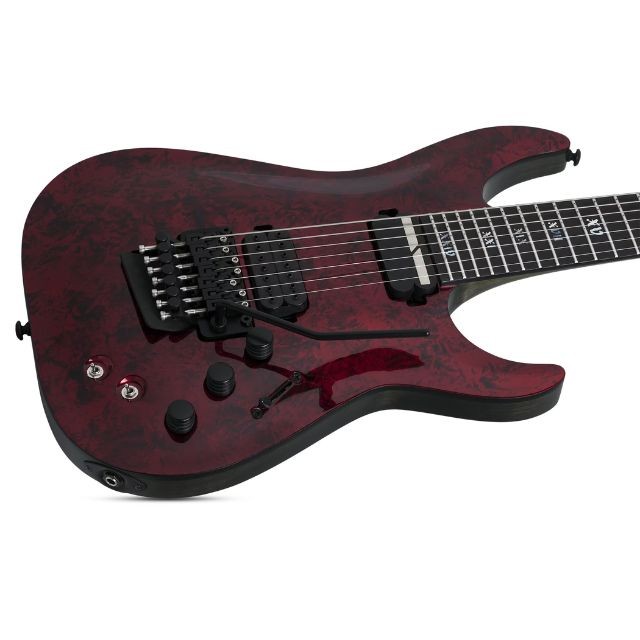 Schecter C-7 FR S Apocalypse Red Reign Electric Guitar – Red Reign