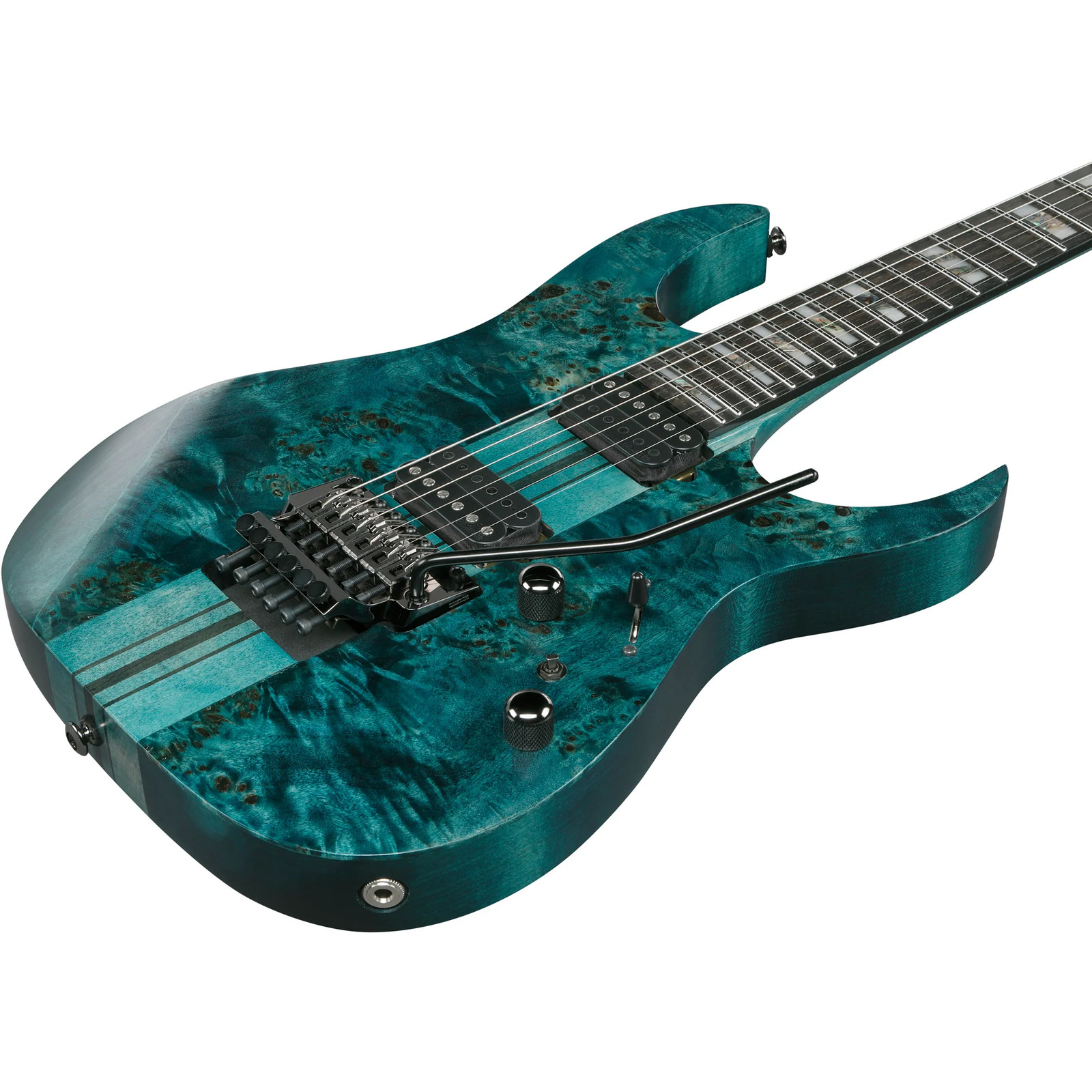 Ibanez RGT1220PBK RG Premium 6-String Electric Guitar – Cosmic Blue Low Gloss
